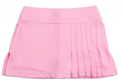 Girls pink tennis skort